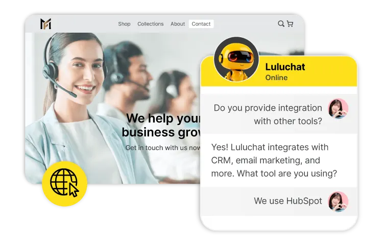 website contact-luluchat