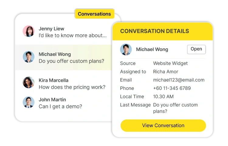 conversation details