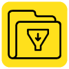 icon folder filter down