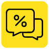 icon dialog percent