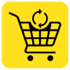 icon trolley recycle
