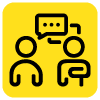 icon people chatting