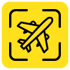 icon airplane qr